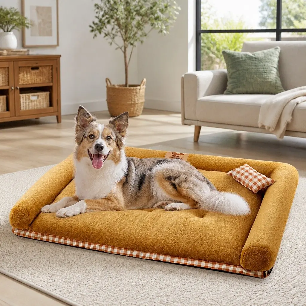 Dog Bed XL Soft Warm Detachable Removable Pad Thickened Sponge PP Cotton