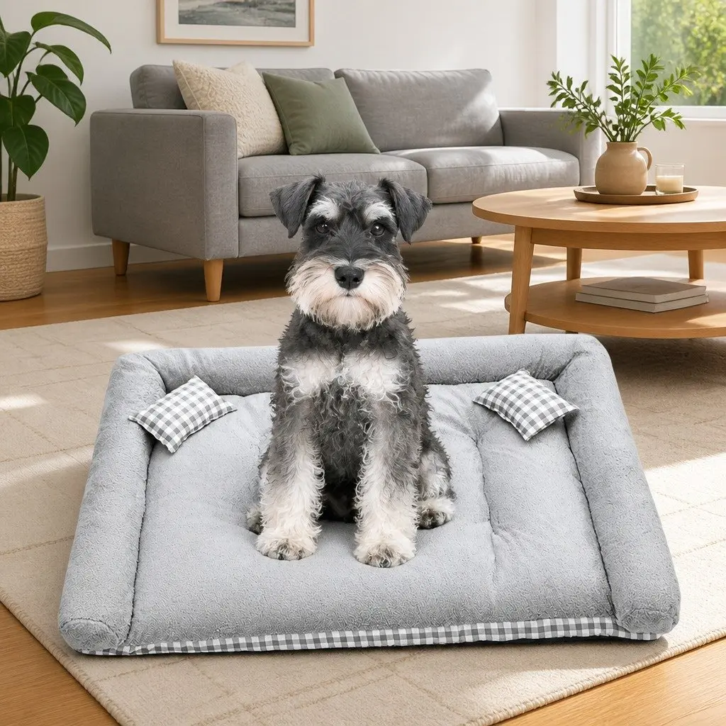 Pet Calming Bed Soft Sleeping Mat Nest Warm Detachable Pad Dogs Cats Kennels