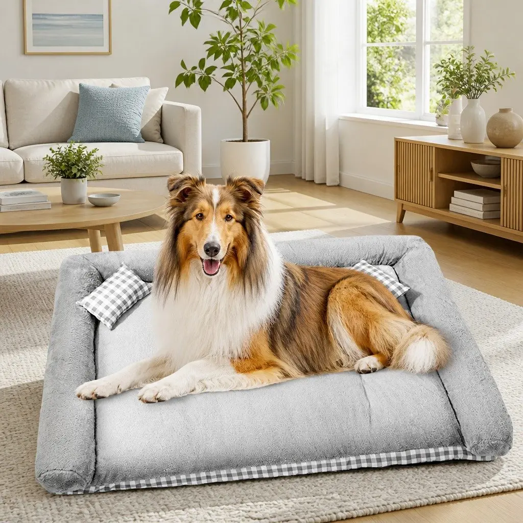 Dog Bed XXL Soft Cushion Removable Washable Warm Basket
