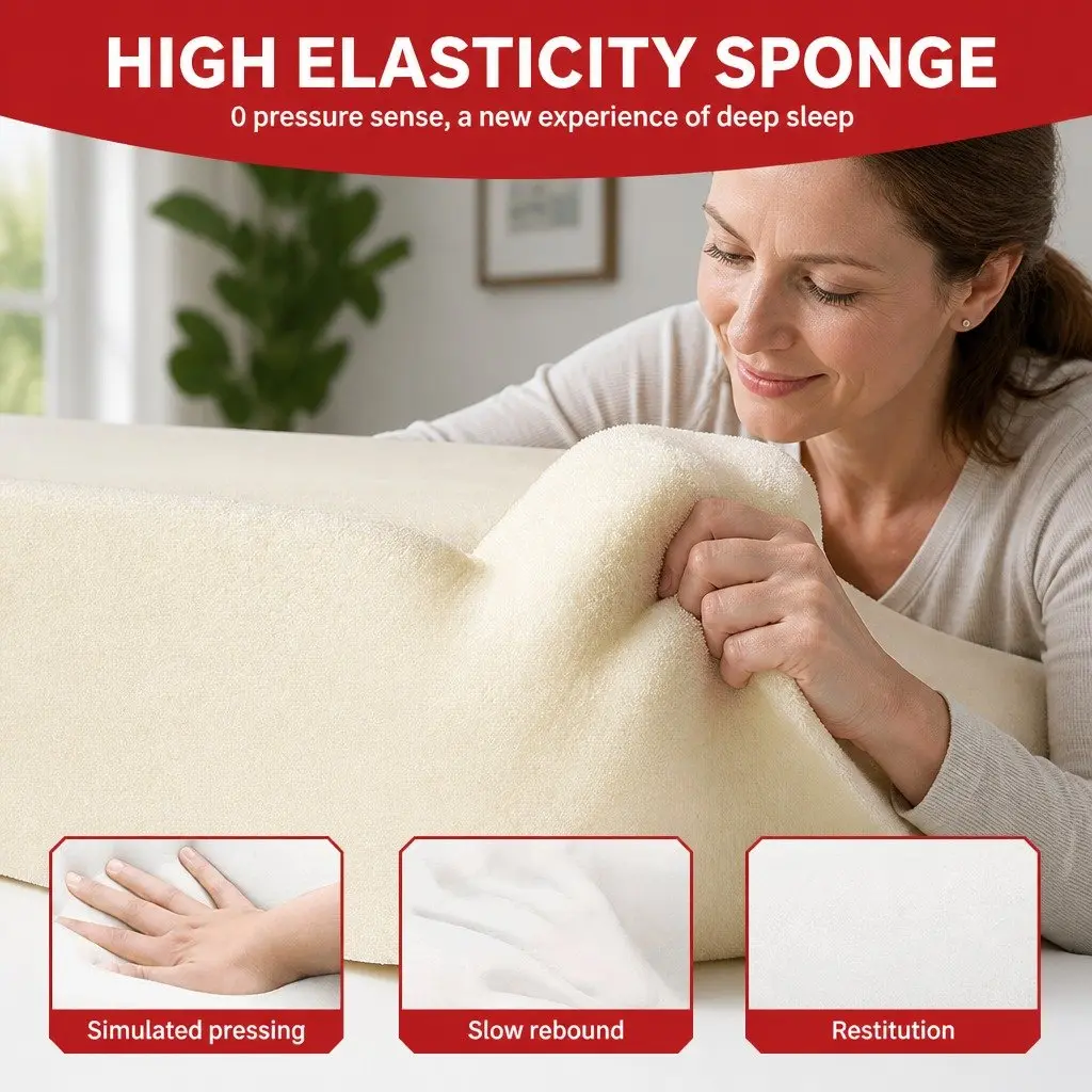 Dog Sofa Bed S Size Grey Orthopedic Thickened Sponge Cushion with Integrated Edge Support