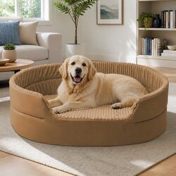 Elevate Your Space with a Stylish Double-Sided Dog Bed