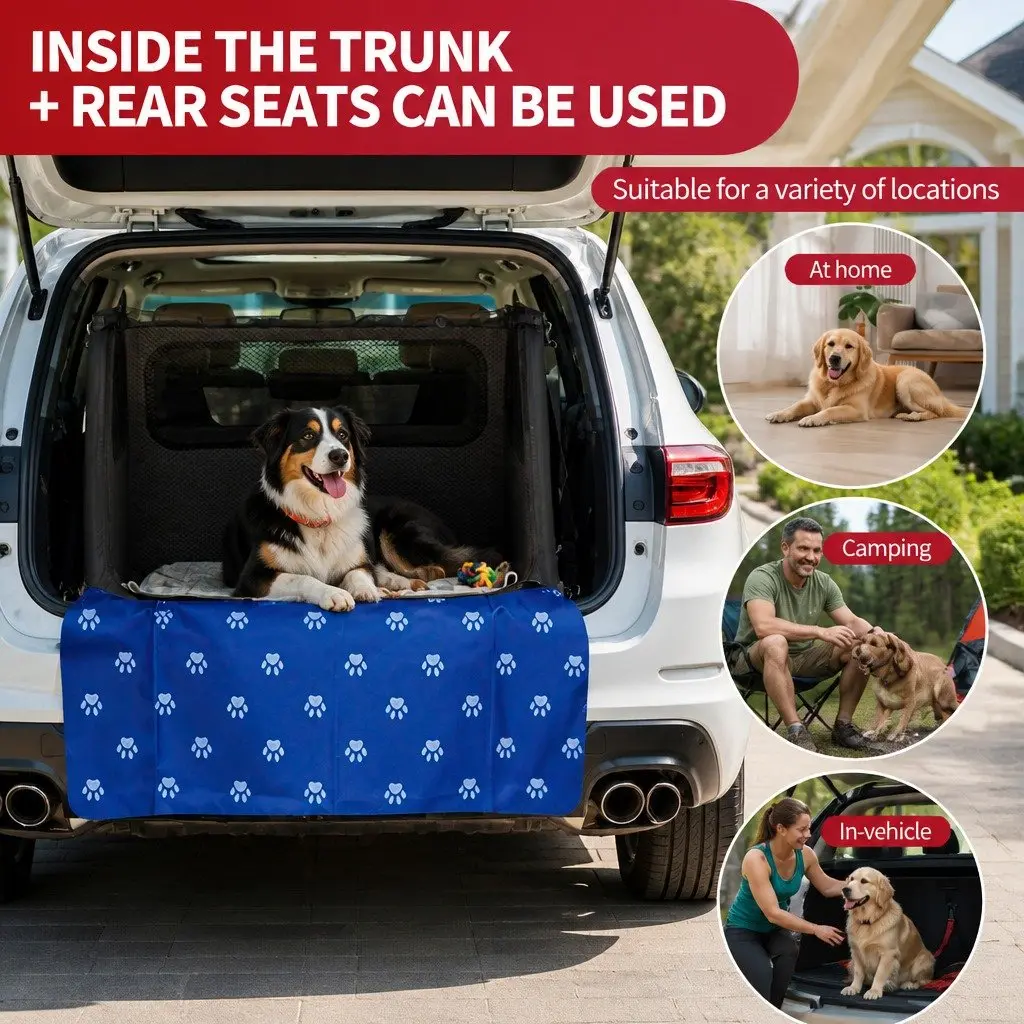 Pet Car Seat Cover Hammock Waterproof Nonslip Back Seat Protector 155x105cm