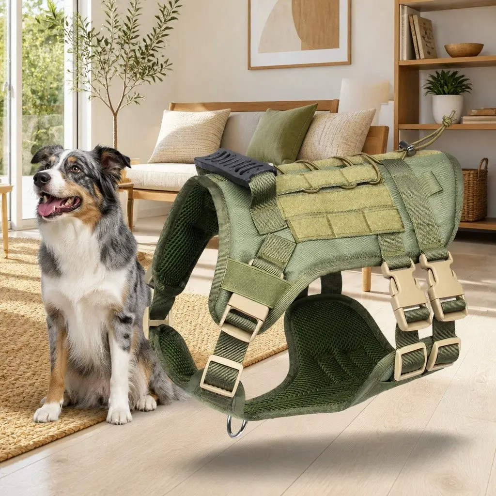 Tactical Chest Rig Outdoor Gear Organizer with Poop Bag Holder Green Strap