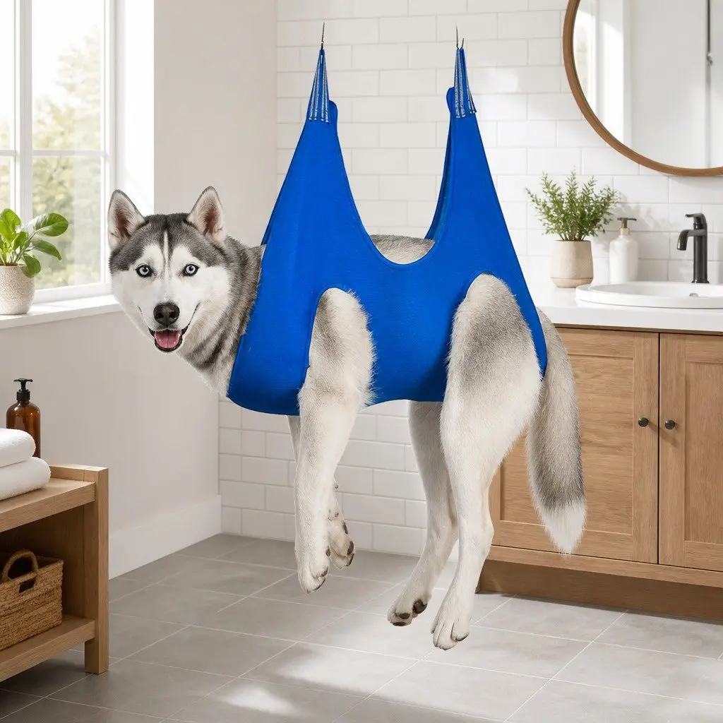 Pet Grooming Hammock Medium Size Breathable Cloth Nail Trimming Tool