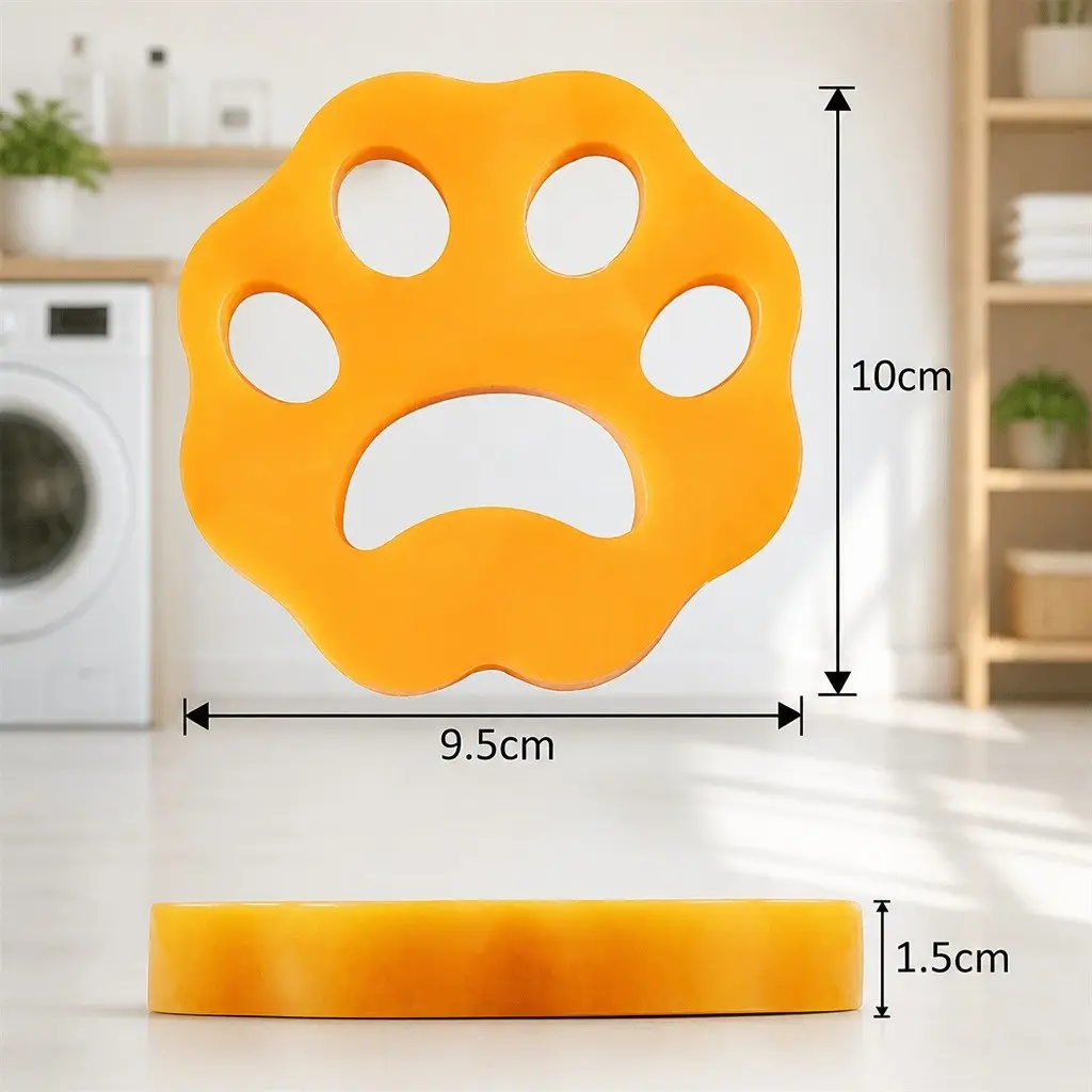 Pet Hair Remover for Laundry Washing Machine Silicone Lint Catcher Reusable Hypoallergenic