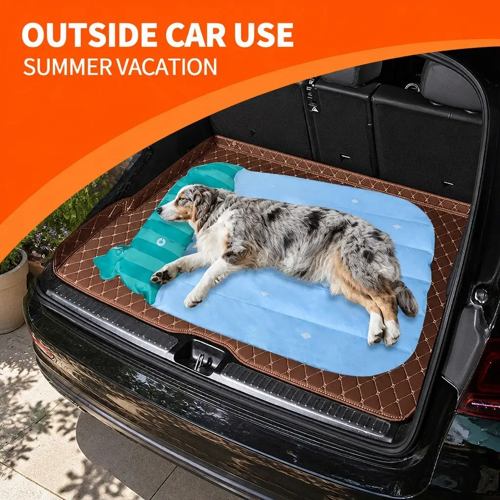 Pet Cooling Mat Dog Cat Bed Cushion Pad 3 Sizes Comfort Sleep Cold Silk