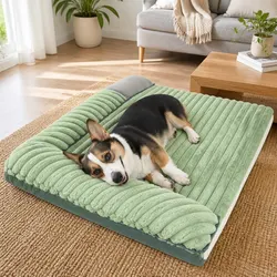 Elevate Your Pet's Space with a Dual-Sided Velvet Dog Bed