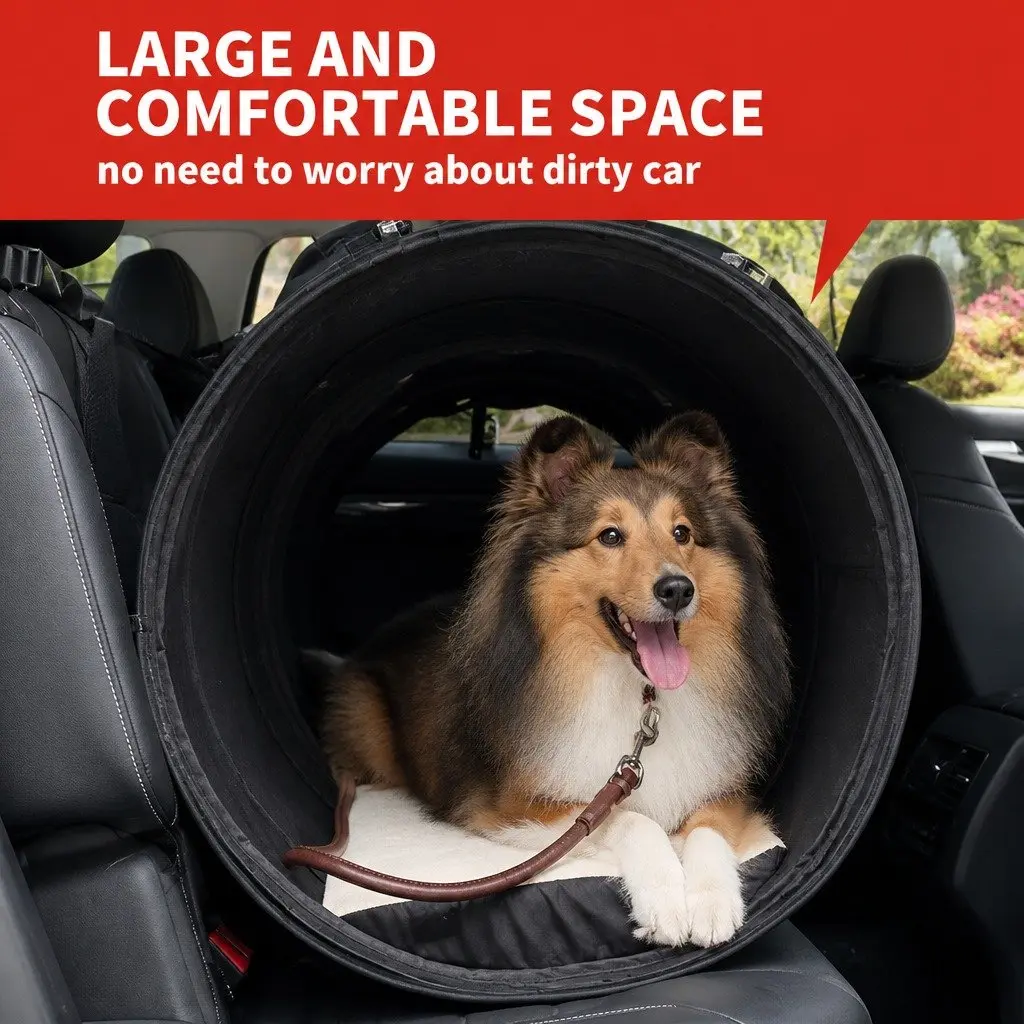 Foldable Pet Carrier Bag Large Portable Cat Dog Travel Transport