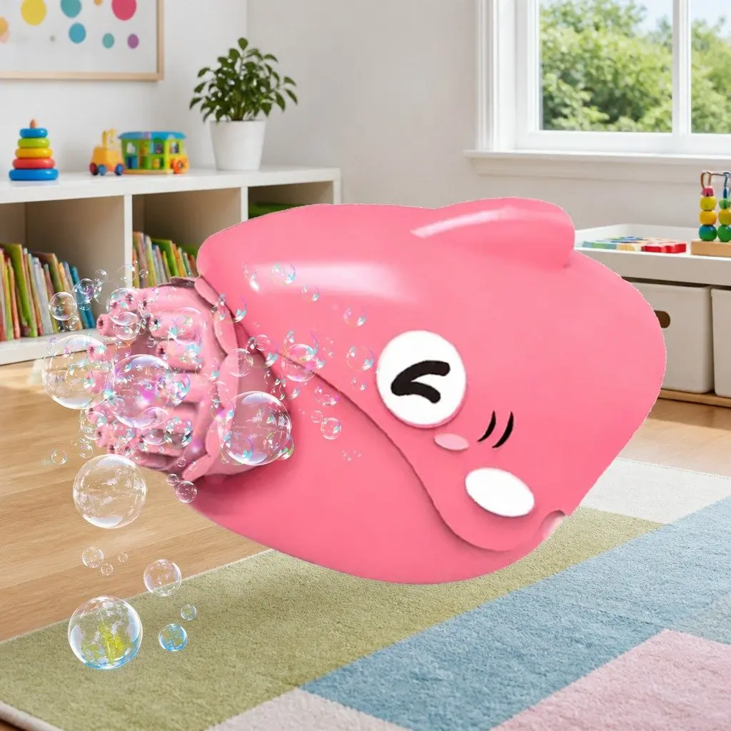 Bubble Gun 15-Hole Automatic Hand-Held Outdoor Toy for Kids