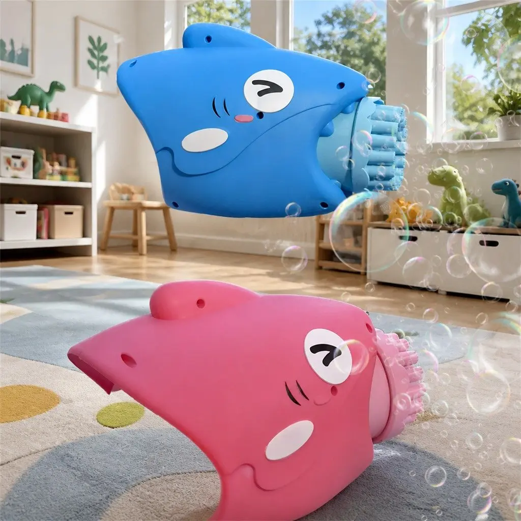 Bubble Gun 15-Hole Automatic Hand-Held Outdoor Toy for Kids