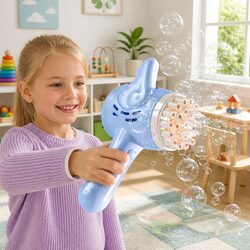 Enhance Outdoor Fun with a Bubble Machine Gun