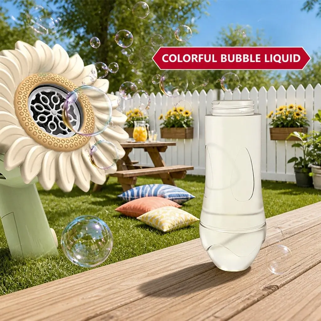 Handheld Bubble Machine Green Automatic Bubble Blower for Outdoor Fun