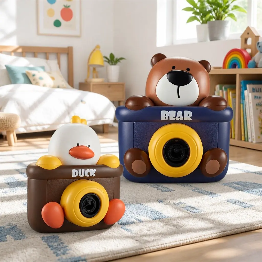Electric Bubble Machine Hand-Held Automatic Blower Toy for Kids Children Baby